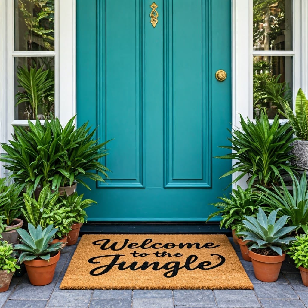 "Welcome to the Jungle" Quirky Doormat